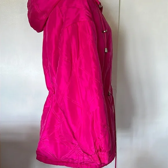 ❤️  Hot Pink Silk Anorak - Picture 4 of 7